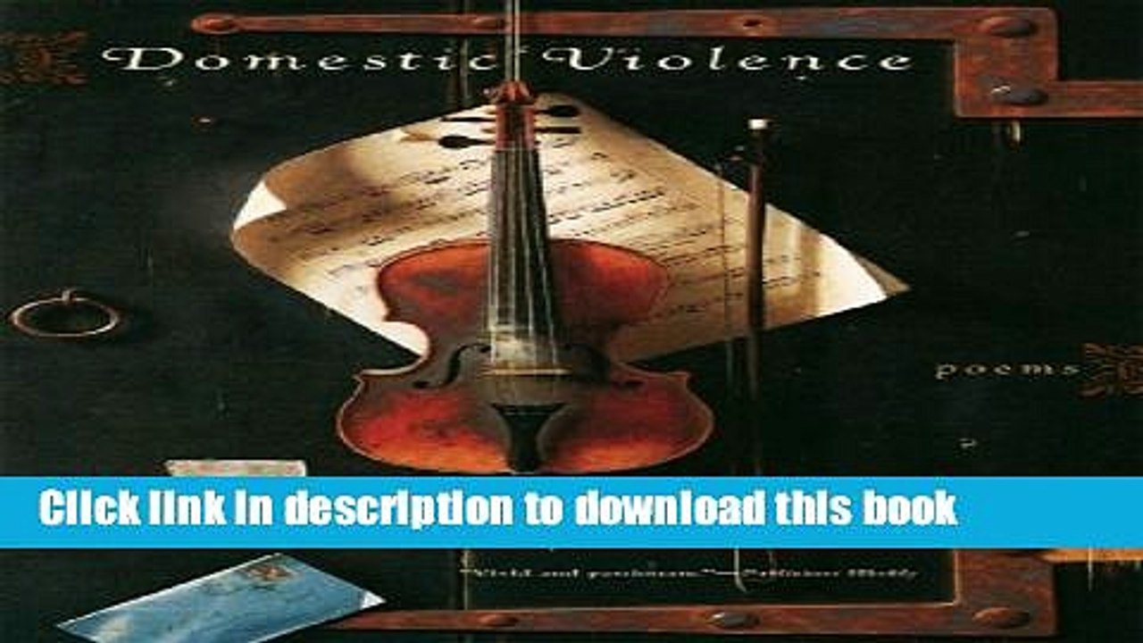 PDF Domestic Violence: Poems  EBook