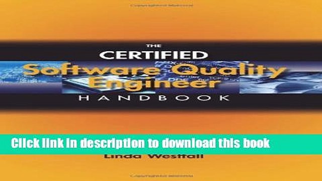 Download The Certified Software Quality Engineer Handbook PDF Online