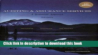 Download Books Auditing   Assurance Services: A Systematic Approach, 6th Edition PDF Free