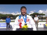 Women's shot put F32/33 | Victory Ceremony | 2016 IPC Athletics European Championships Grosseto