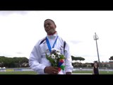 Men's high jump T47 | Victory Ceremony | 2016 IPC Athletics European Championships Grosseto