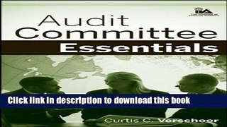 Download Books Audit Committee Essentials E-Book Free