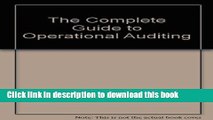 Download Books The Complete Guide to Operational Auditing ebook textbooks