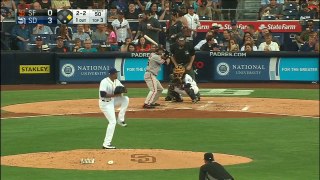 SF@SD - Pagan cuts Giants' deficit with two-run homer