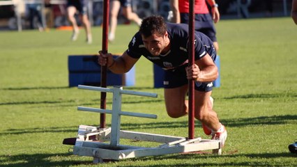 Entrainement intense devant les supporters du FCG