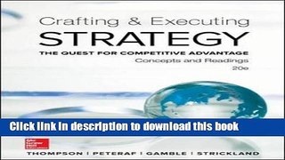 Read Book Crafting and Executing Strategy: Concepts and Readings ebook textbooks