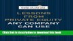 Read Book Lessons from Private Equity Any Company Can Use  (Memo to the CEO) ebook textbooks