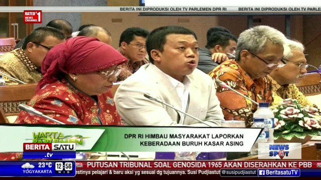 DPR Minta Tenaga Kerja Asing Ilegal Ditiadakan