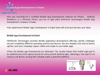 Mobile Apps Development In Dubai