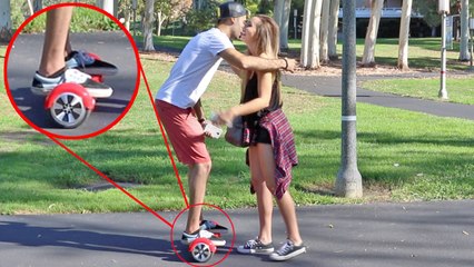 How to Pick Up G!rls with a HOVERBOARD - Funny Pranks 2016