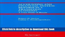 Read Accounting and Financial System Reform in a Transition Economy: A Case Study of Russia Ebook