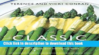 Download Books Classic Conran: Plain, Simple and Satisfying Food E-Book Free