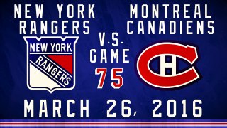 03-27-16 Rangers Post-Game NYR-MTL