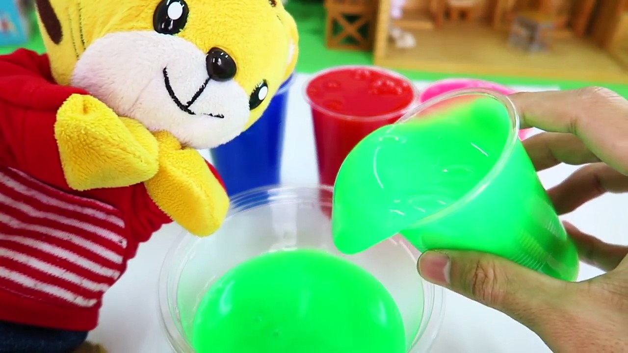 アンパンマン しまじろう スライムカップから何が出るかな Learn Colors Slime Surprise Toys 赤ちゃん人形