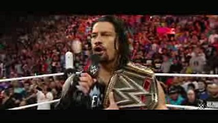 Roman Reigns vs The Rock Wrestlemania 33 - Promo - HD