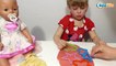 ✔ Кукла Беби Борн. Девочка Ника делает сувениры для друзей / Видео для детей / Baby Born Doll ✔