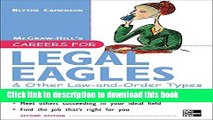 [PDF]  Careers for Legal Eagles   Other Law-and-Order Types, Second edition (Careers For Series)
