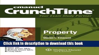 Read Books CrunchTime: Property, Fourth Edition (Crunchtime(r)) ebook textbooks