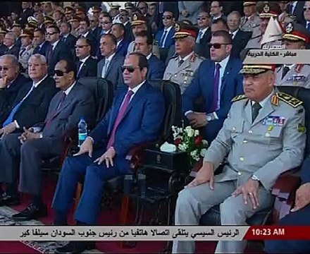 بالفيديو.. عروض للدراجات البخارية بحفل تخرج الحربية و الفنية العسكرية
