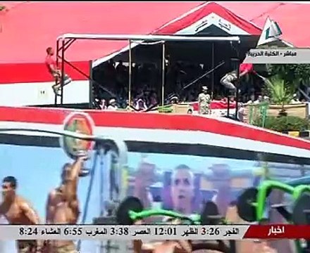 بالفيديو.. خريجو الكلية الحربية يقدمون عروض الفروسية