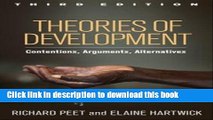 Read Theories of Development, Third Edition: Contentions, Arguments, Alternatives  Ebook Free