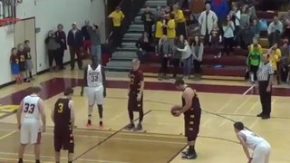 Incredible basket of a high school student makes crowd go wild!
