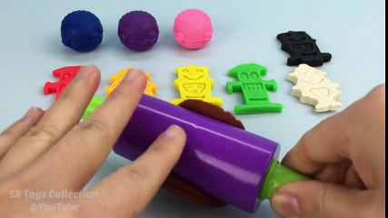 Fun Creative for Kids with Play Dough Sea Shells and Cookie Cutters #2