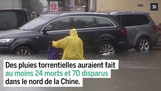 Au moins 24 morts dans des pluies torrentielles en Chine