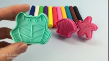 Play Dough Modelling Clay with Sea Themed Cookie Cutters Fun and Creative for Kids #1