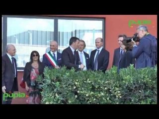 Pozzuoli (NA) - Il premier Renzi e Montezemolo in visita al Tigem (20.07.16)