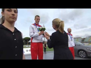 Men's 1500 m T20 | Victory Ceremony | 2016 IPC Athletics European Championships Grosseto