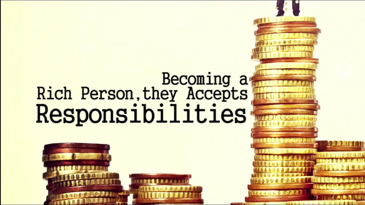 Rich Person Accept Responsibility By Qasim Ali Shah