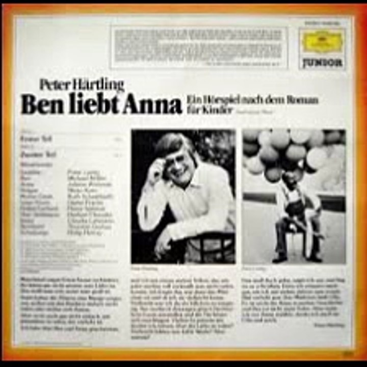 Ben liebt Anna Seite B ( Junior ) LP 1980 - Alte Hörspiele by Thomas Krohn ♥ ♥ ♥