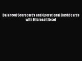 READ book  Balanced Scorecards and Operational Dashboards with Microsoft Excel  Full E-Book