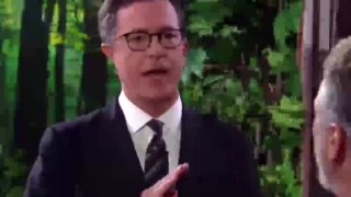 Jon Stewart re emerges with Stephen Colbert to blast Trump