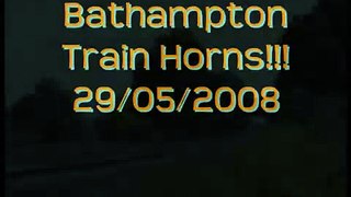 Bathampton Train Horns MTU,DMU,Freight 6+ Tones 29/5/08