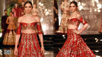 Watch Deepika Padukone Sizzles on ramp at ICW 2016