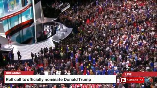 Donald Trump Wins Nomination! -Donald Trump Officially Nominated After Historic Vote at RNC(7-19-16)
