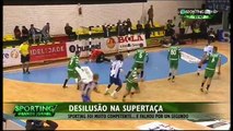 Andebol :: Porto - 29 x Sporting - 28 de 2014/2015 Supertaça