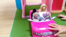 Barbie Glam Convertible , Barbie Dreamhouse Car Garage / バービー 人形 クルマでドライブ