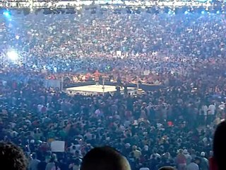 Mickey Rourke Drops Jericho Live at WrestleMania 25