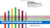 Read Books Lean Human Resources: Redesigning HR Processes for a Culture of Continuous Improvement