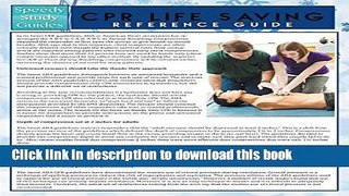 Read CPR Lifesaving Reference Guide (Speedy Study Guide) PDF Free