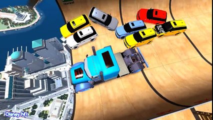 Fun Cars with Spiderman Cartoon for Children and Nursery Rhymes Song