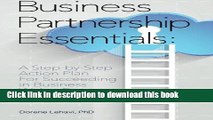 Download Books Business Partnership Essentials: A Step-by-Step Action Plan for Succeeding in