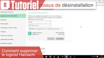 Tuto : comment désinstaller Hamachi sous Windows 10