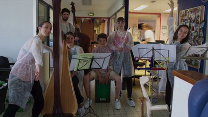 Le Collectif pLuRiel en résidence au centre Hospitalier du Mans avec l'association "Au chevet de la Musique"