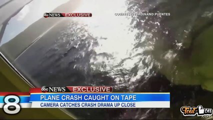 Ce passager filme l'amérissage en catastrophe de son avion !