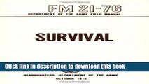 Download US Army Survival Manual: FM 21-76 PDF Online