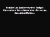 READ book  Handbook on Data Envelopment Analysis (International Series in Operations Research